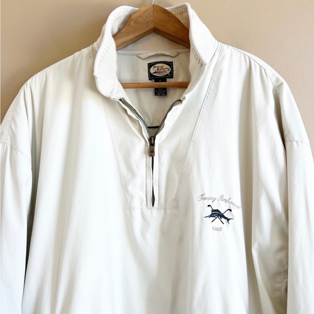 Vintage TOMMY BAHAMA men’s pullover coat jacket size Medium Golf